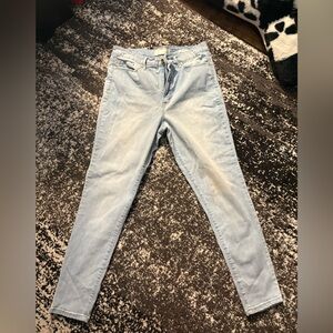 Anne Klein Blue Skinny Jeans with Vintage Appeal